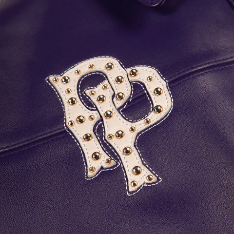 American Bruiser Womens Crop Jacket Purple