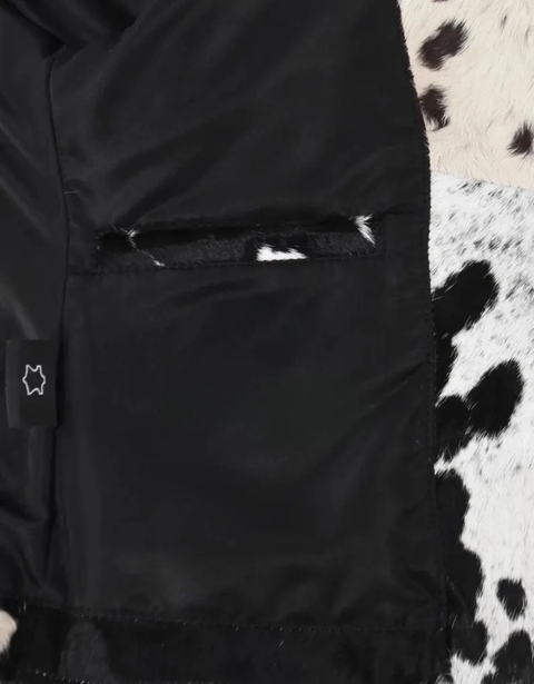 Handmade Cowhide Hair-On Women Leather Jacket: Western Rodeo Style