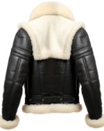 Handmade Shearling Aviator Jacket: Men's B3 Sheepskin Leather Bomber - Image 2