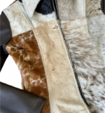 Cowhide Hair-On Jacket & Skirt Combo: Women's Western Leather Set - Image 4