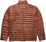 Men's Quilted Lambskin Leather Puffer Jacket: Handmade Moto Style Winter Coat - Image 3