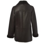 Sheepskin Coat Dark-Brown - Image 2