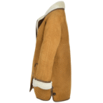 Women Sheepskin Coat Tan - Image 2